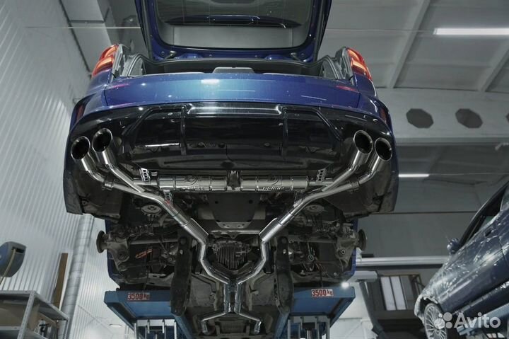 Выхлопная система BMW X5M F95 X6M F96 сталь/ титан