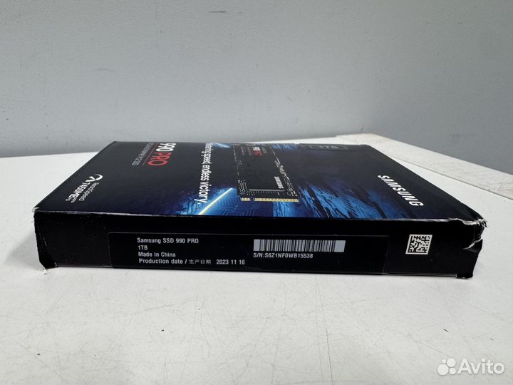 Новый Samsung 1TB 990 PRO M.2 2280 PCIe 4.0 NVMe