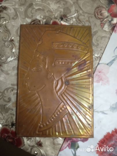 Чеканка панно медное СССР