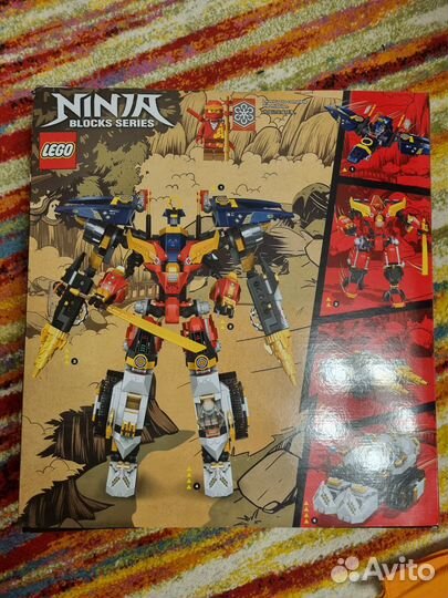Конструктор ninja робот ниндзя (как lego 71765)