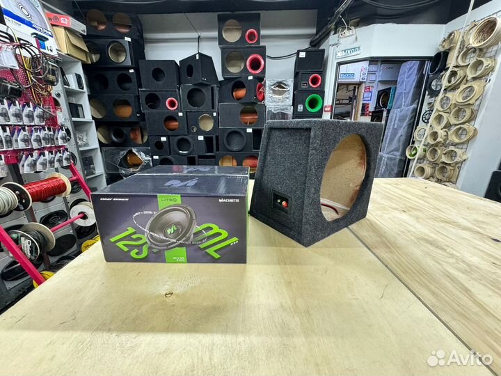 Сабвуфер deaf bounce Machete с коробом