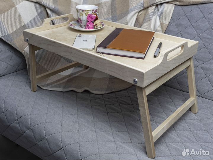 Деревянный поднос на ножках в Обнинске