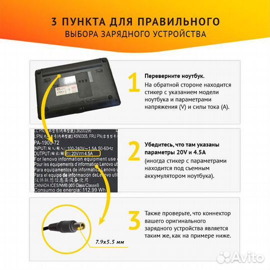 Блок питания Lenovo adlx90LNC3A