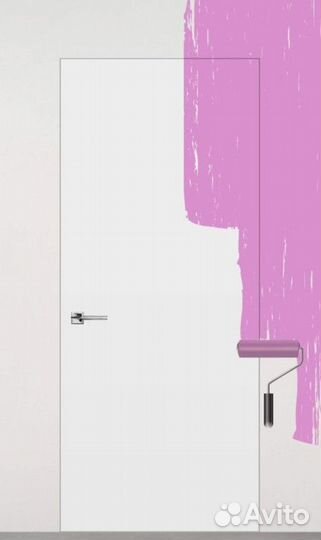 Скрытые двери межкомнатные под отделку