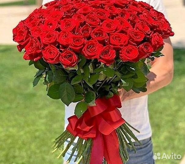 Букет роз 101 роза 51 роза