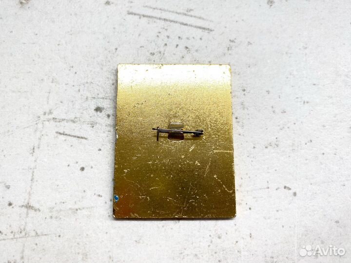 Значок 1 мая СССР первомайский цветы