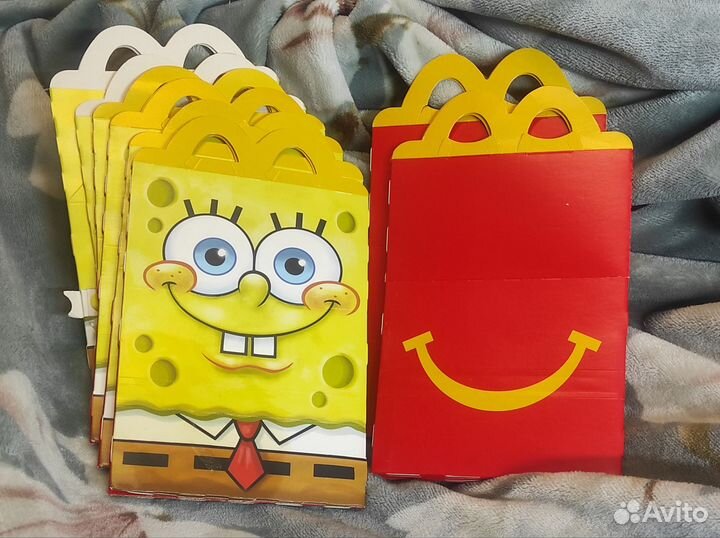 Хэппи мил упаковка из Макдональдс