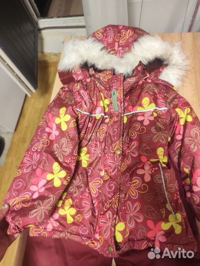 Зимний костюм для девочки 110