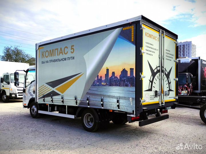 КамАЗ Компас 5 тентованный, 2023