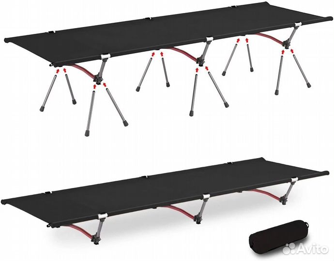 Складная кровать для кемпинга