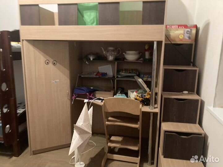 Кровать чердак