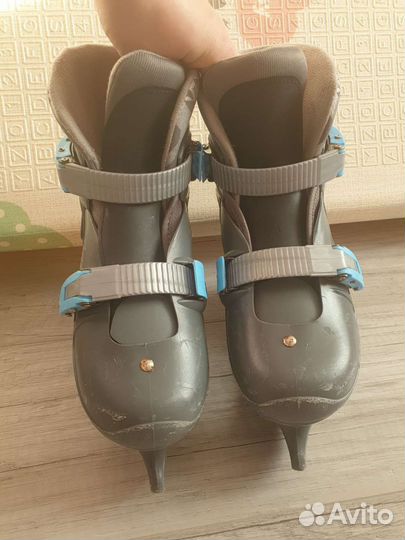 Коньки детские раздвижные 33-36 размер