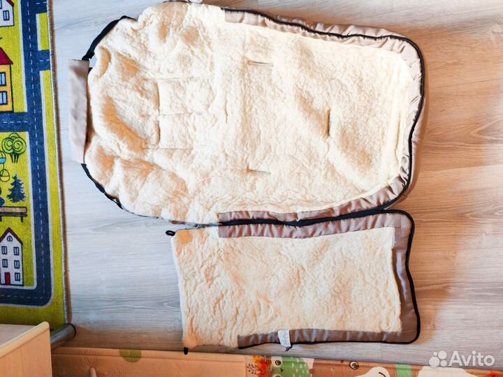 Конверт меховой в коляску