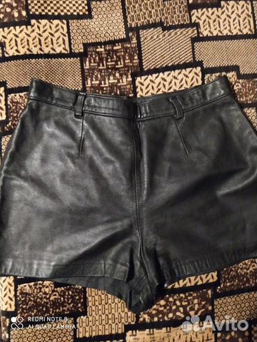 Шорты кожаные женские