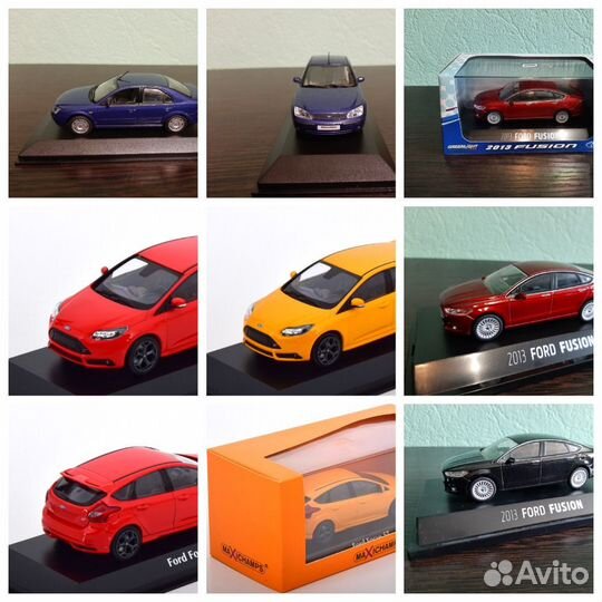 Модели Ford и Chevrolet 1/43