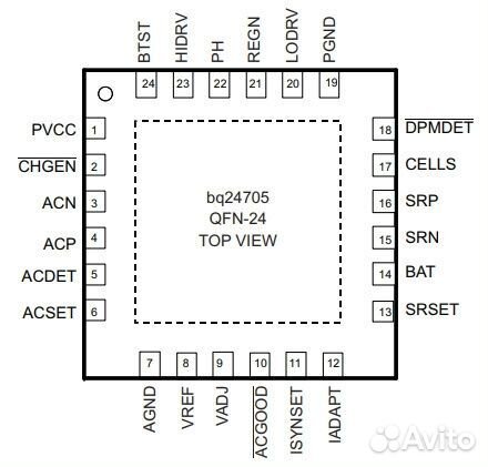 Микросхема BQ24705