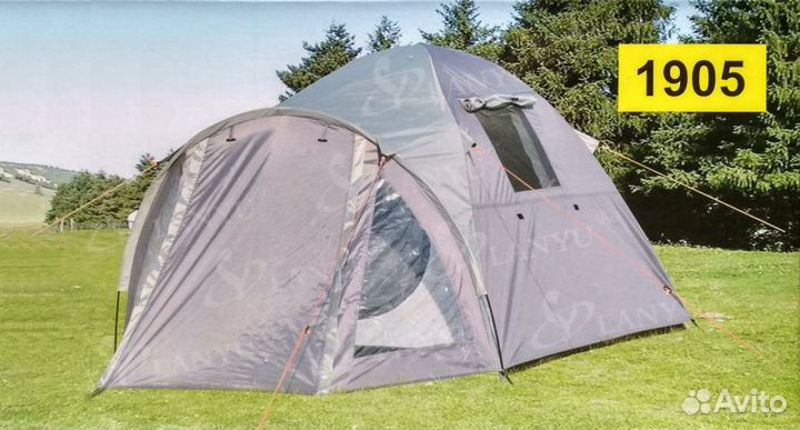 Палатка туристическая 2-Х местная С тамбуром lanyu