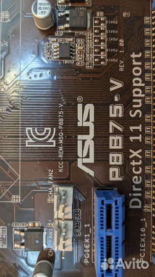 Материнская плата 1155 asus p8b75-v