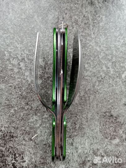 Вилка, ложка, нож (походная, складной)