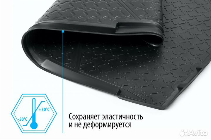 Коврик багажника Opel Insignia лифтбек,седан 08-17