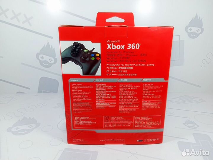 Геймпад для Xbox 360 Проводной (шнур 2м) Новый