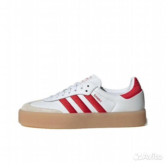 Adidas Sambae White Better Scarlet Gum