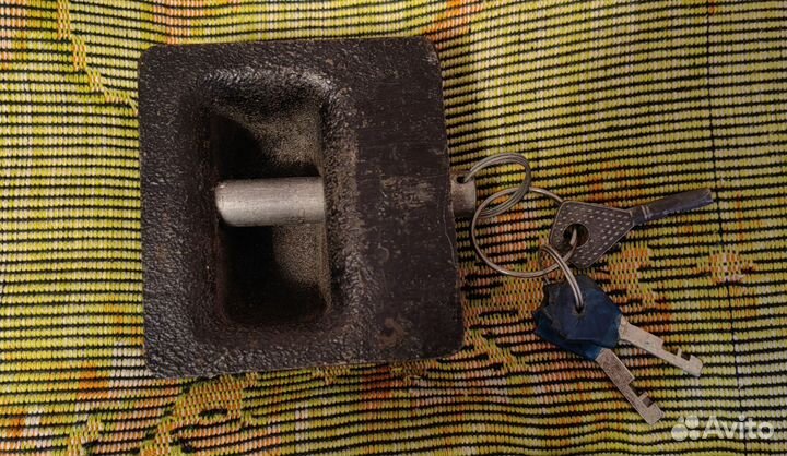 Замок гаражный навесной черепаха, СССР