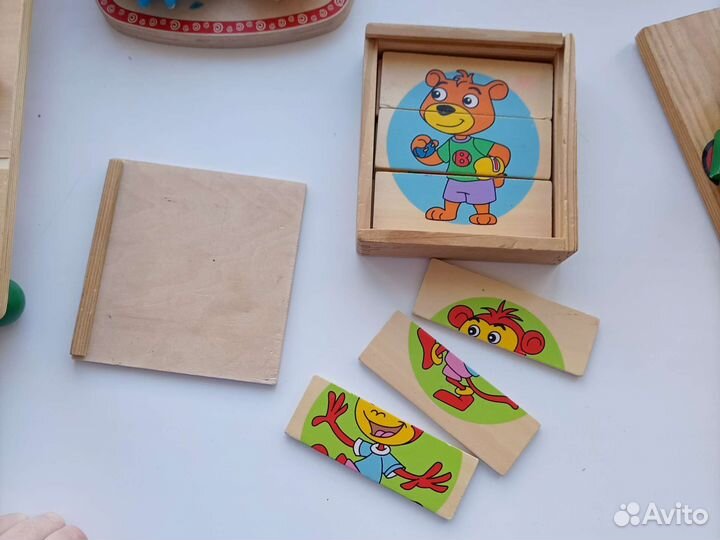 Деревянные игрушки 1-3 года