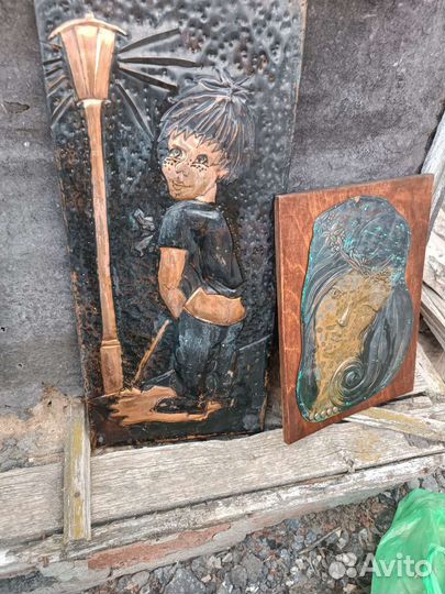 Чеканка, ручная работа