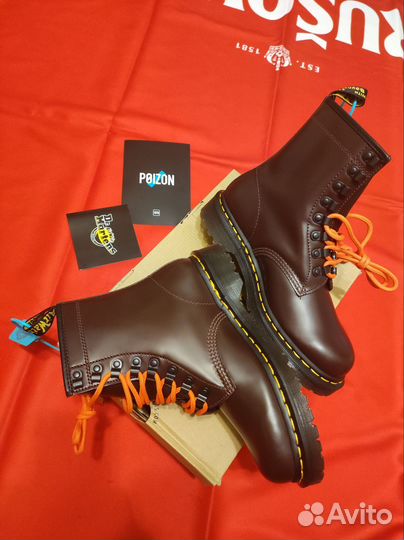 Dr Martens 1460 Ben smooth brown/red, оригинал