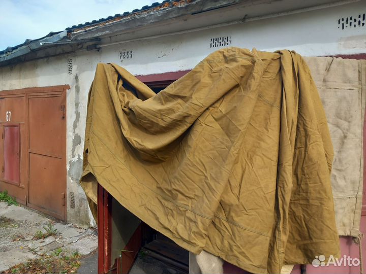 Тент-чехол.брезент.ссср.2 шт