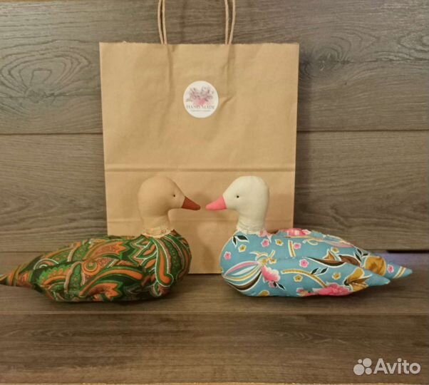 Текстильная Тильда утка, декор интерьера