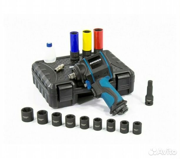 Гайковерт пневматический ударный Gross, (57445 )
