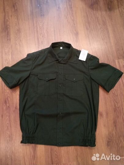 Офисная форма военная (рубашка) зеленая