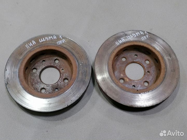 Диск тормозной перед. вентилируемый Kia Shuma 1