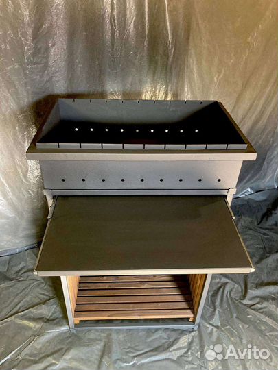 Мангал лофт с крышкой