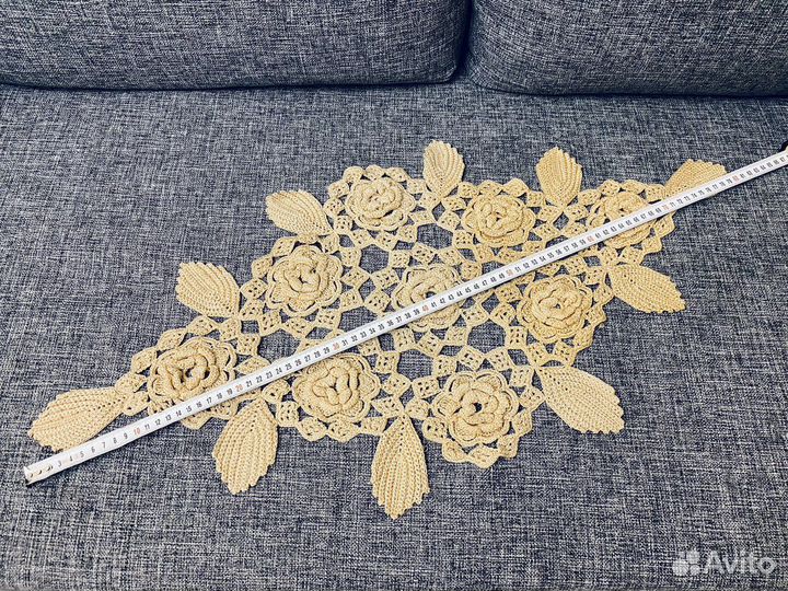 Коврик вязаный крючком