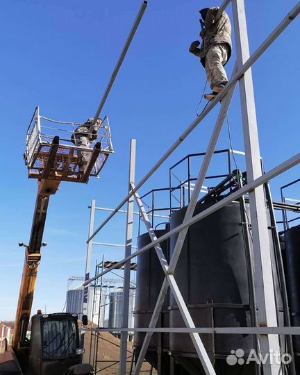 Строительство ангаров, зернохранилищ, складов, нав