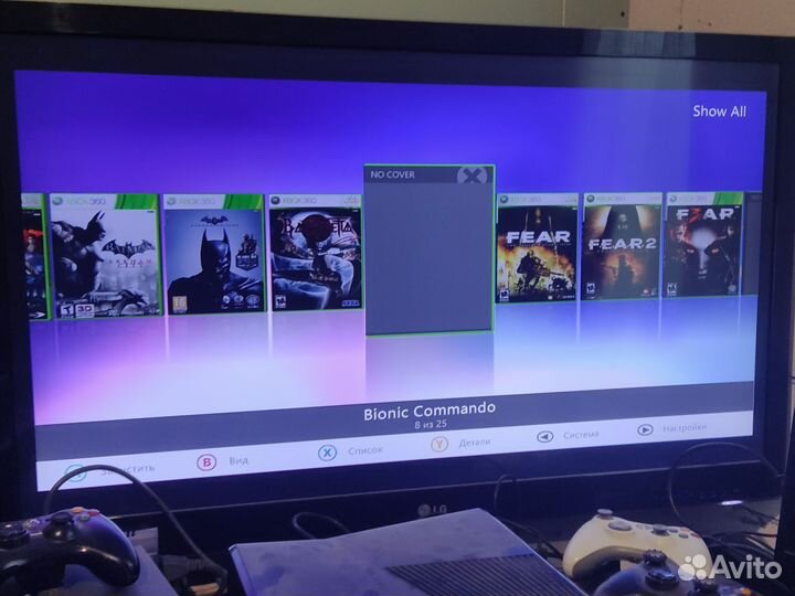 Xbox 360 slim 250gb прошитый freeboot
