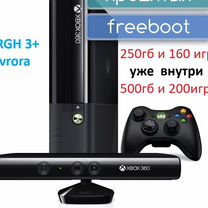 Xbox 360e freeboot,160 игр или обмен на непрошитый