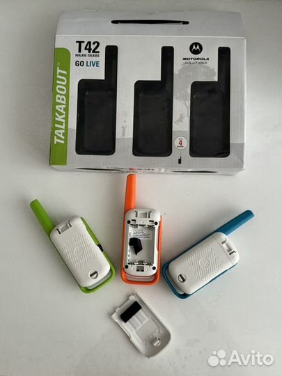 Раций Motorola Talkabout T42, 3 шт