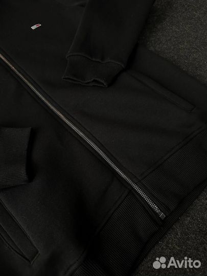 Толстовка Tommy Hilfiger черная мужская