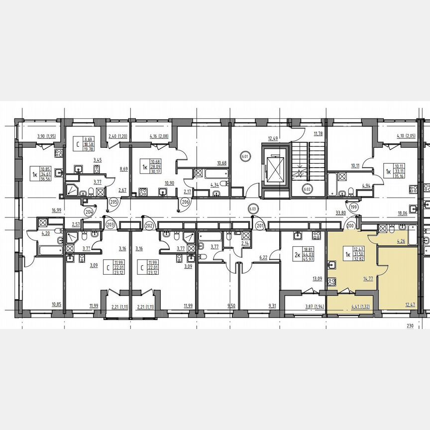 1-к. квартира, 33,7 м², 6/12 эт.