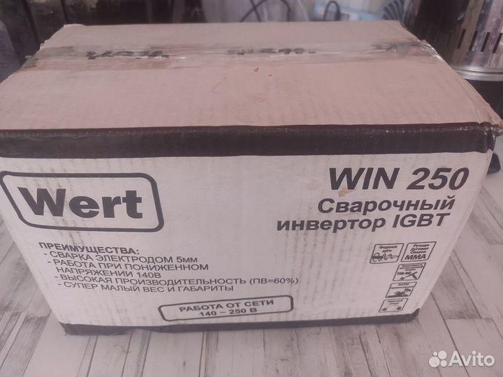 Инвертор сварочный wert Win 250