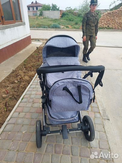 Коляска luxmom 555 2 в 1