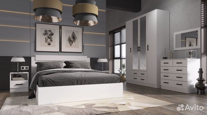 Шкаф Квадро Белый