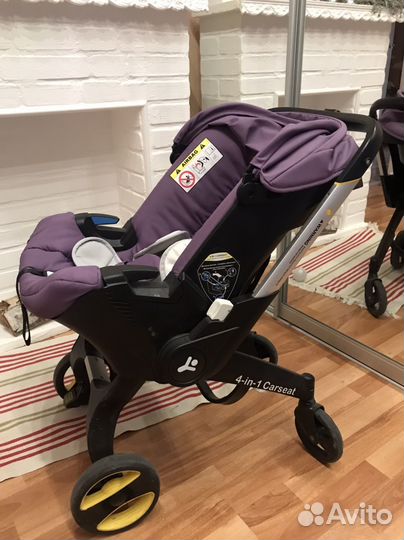 Коляска автолюлька на колесах