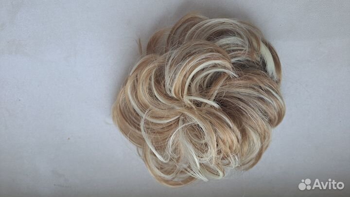 Шиньон заколка на резинке