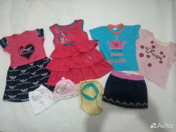 Вещи пакетом для девочки 2-3 года