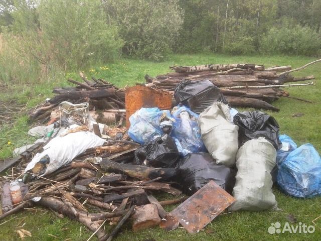 Перевозка мусора телега тракторная на сутки